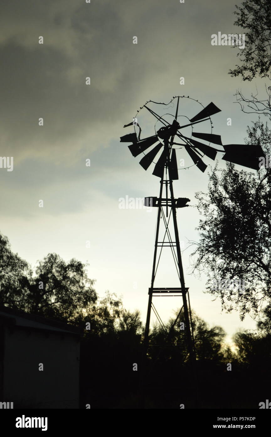 Broken Windmill Dream Stock Photo