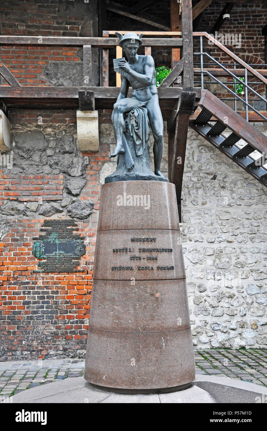 Statue mercury bertel thorvaldsen poland hires stock photography and
