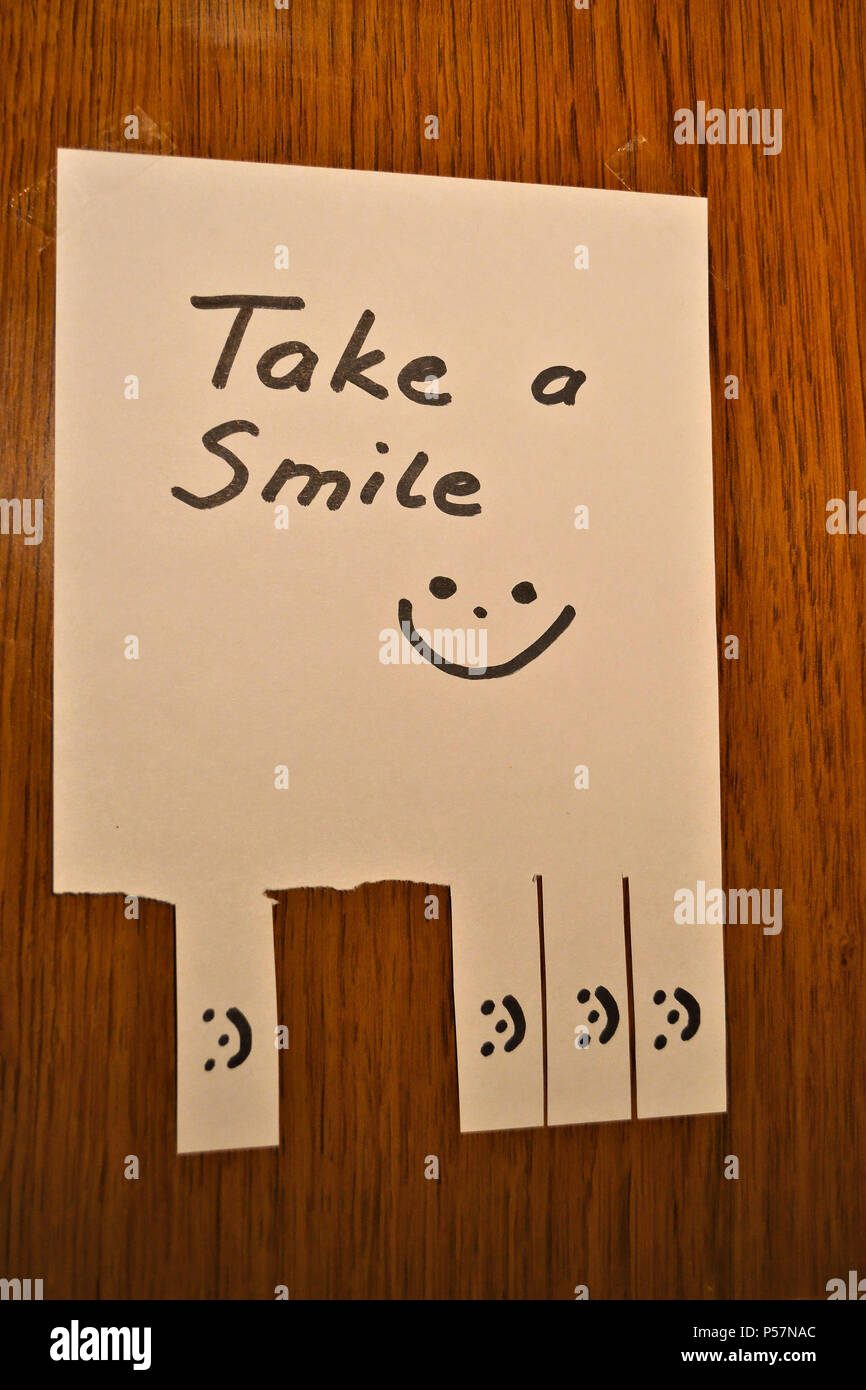 take a smile Stock Photo