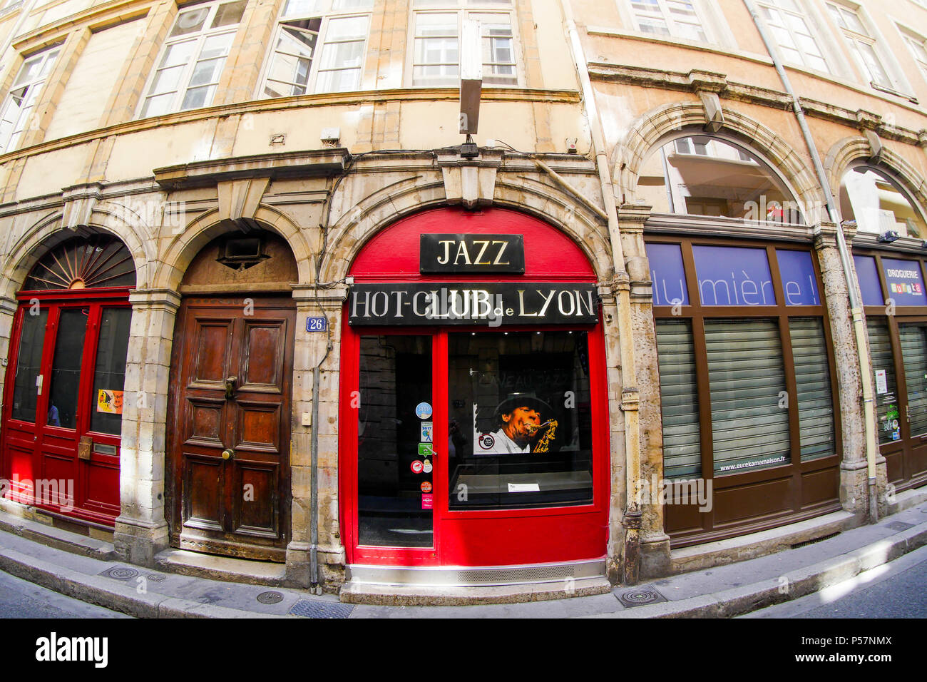 Hot Club - jazz club Lyon, France Stock Photo - Alamy