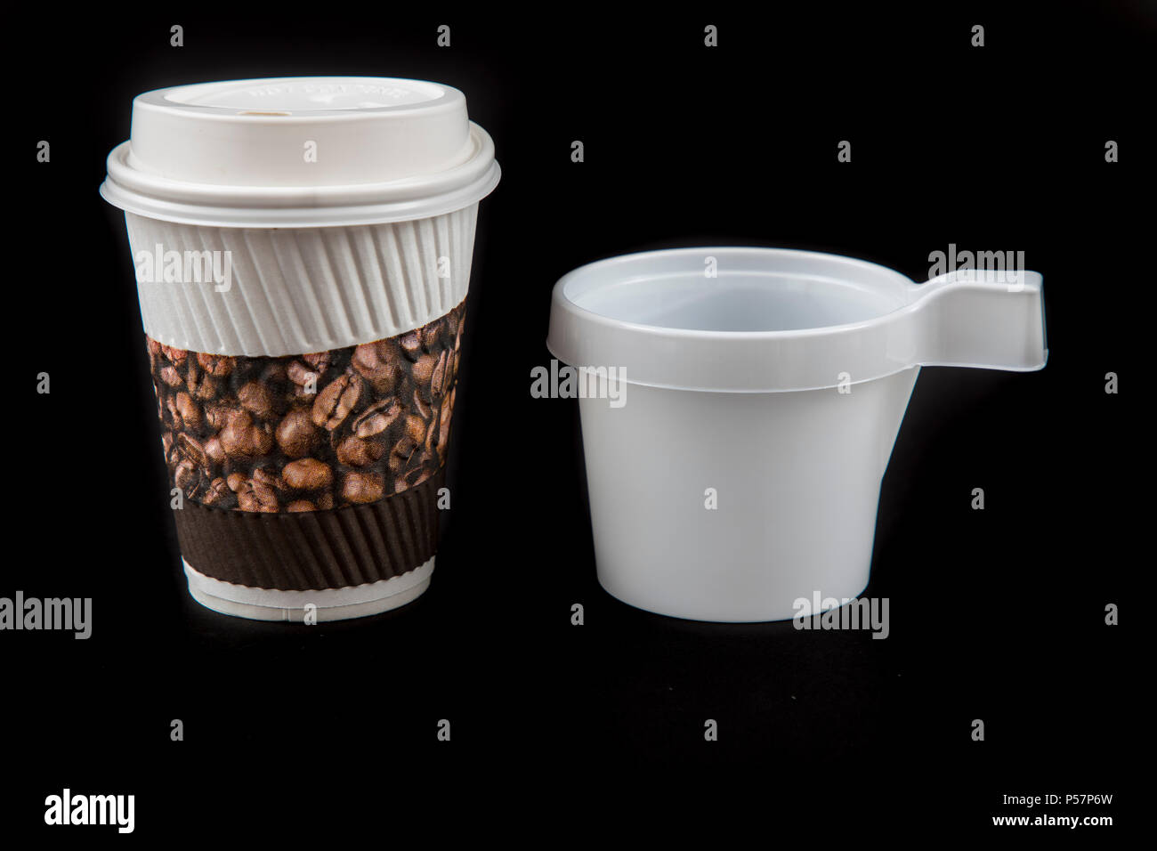 Coffee to go cup, plastic, waste, Stock Photo