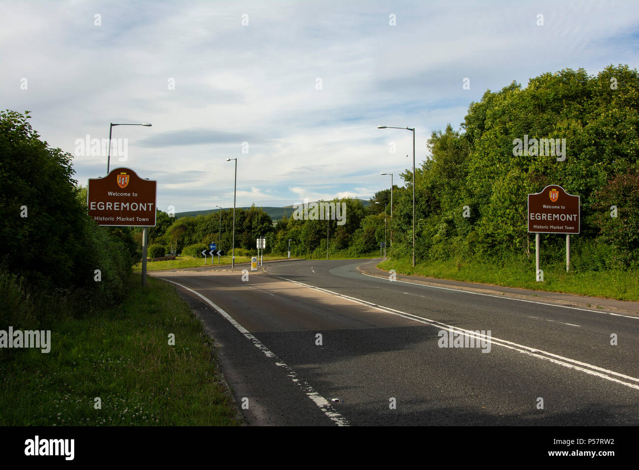 egremont town signs Stock Photo Alamy