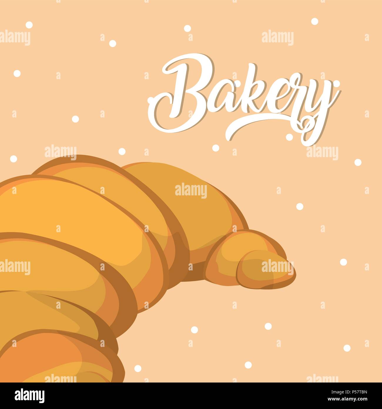 Croissant Delicious And Fresh Bakery Vector Illustration Graphic