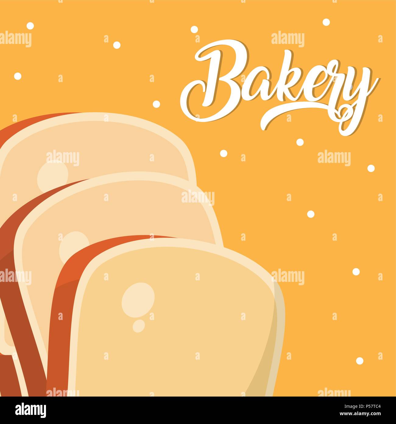 Sliced breads Delicious and fresh bakery vector illustration graphic ...