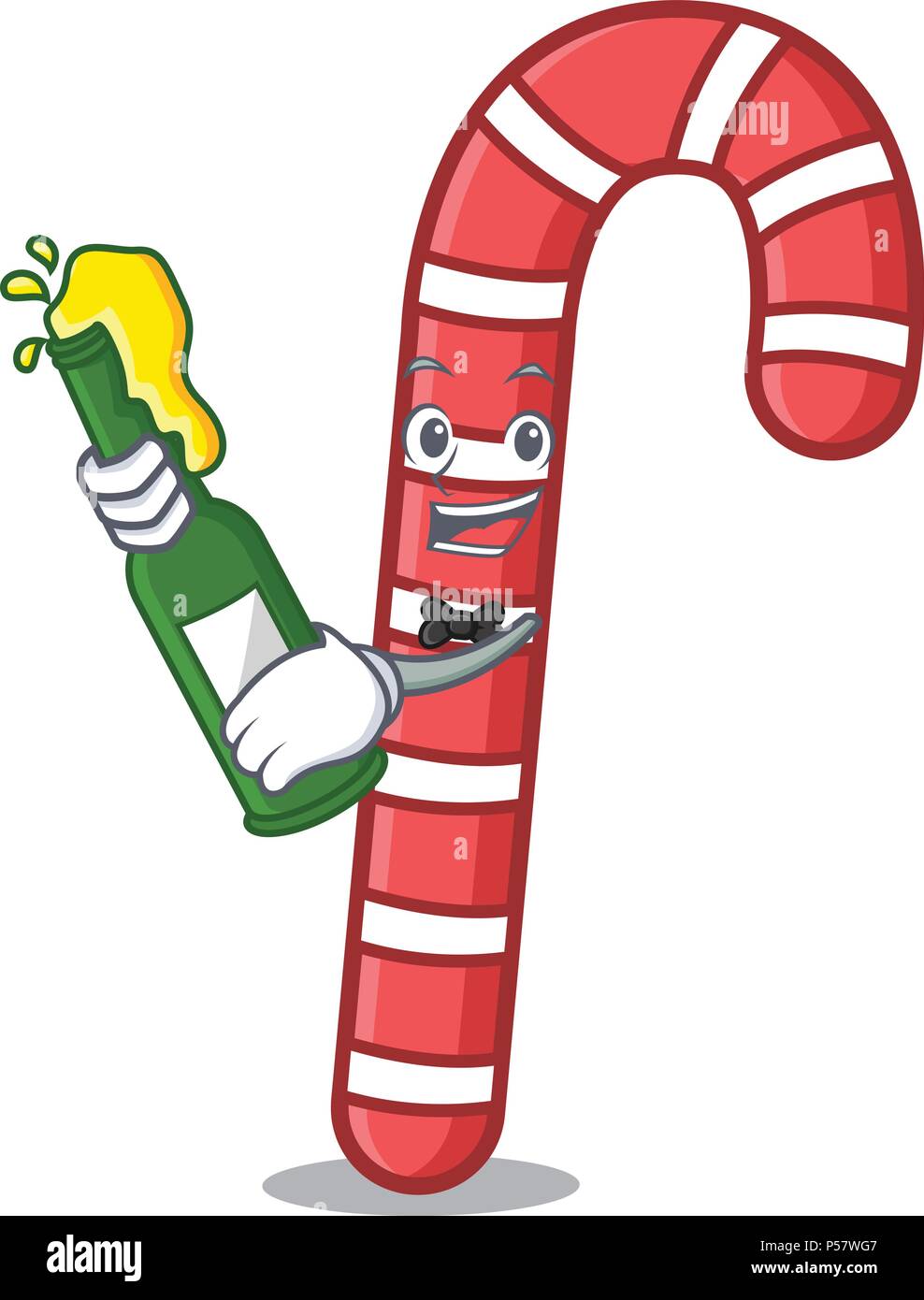 With beer candy canes mascot cartoon Stock Vector Image & Art Alamy