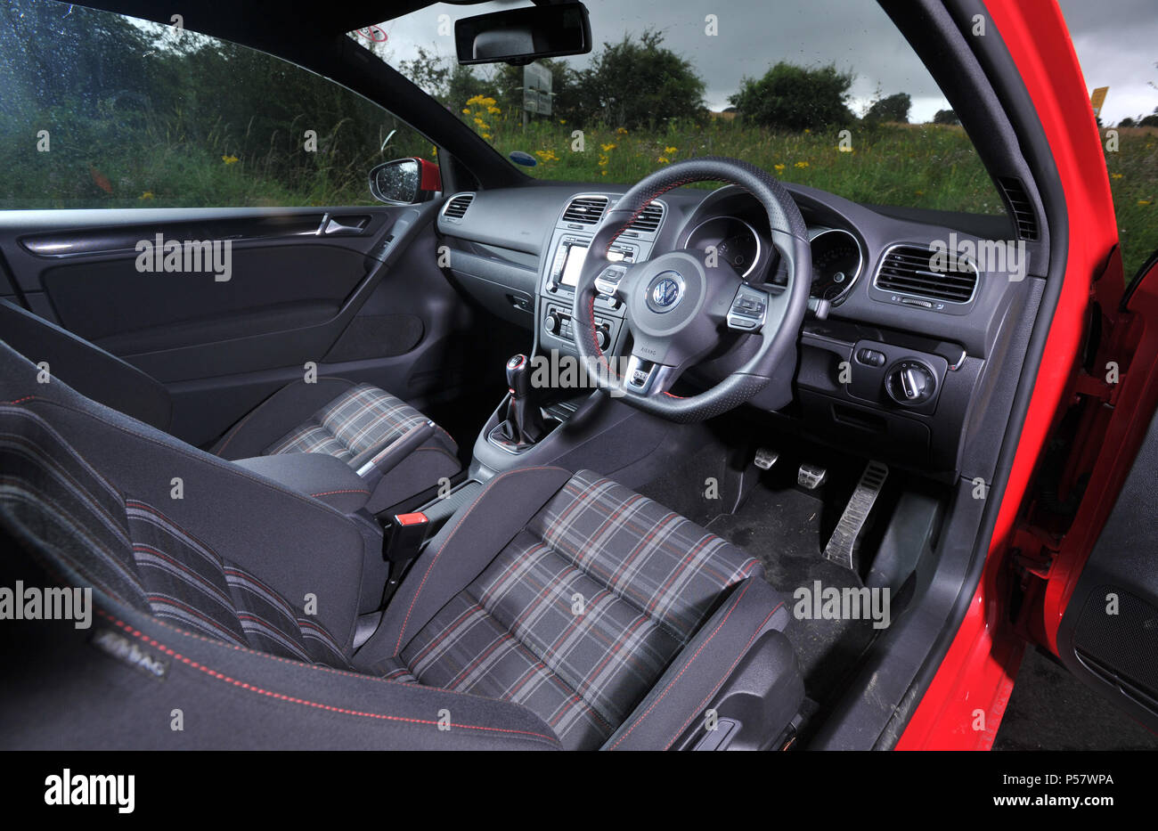 2012 VW Golf GTi Mk6 hot hatch performance car Stock Photo
