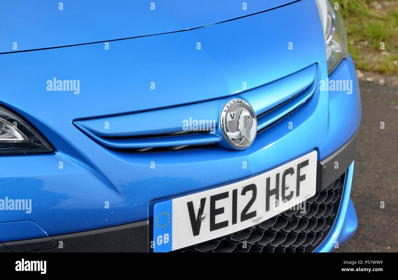2012 Vauxhall Astra VXR British hot hatch sports car Stock Photo