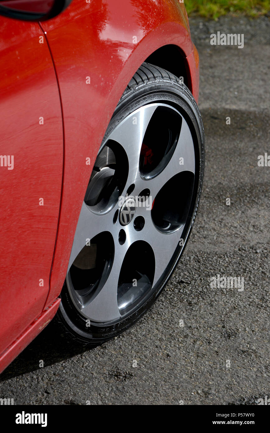 2012 VW Golf GTi Mk6 hot hatch performance car Stock Photo