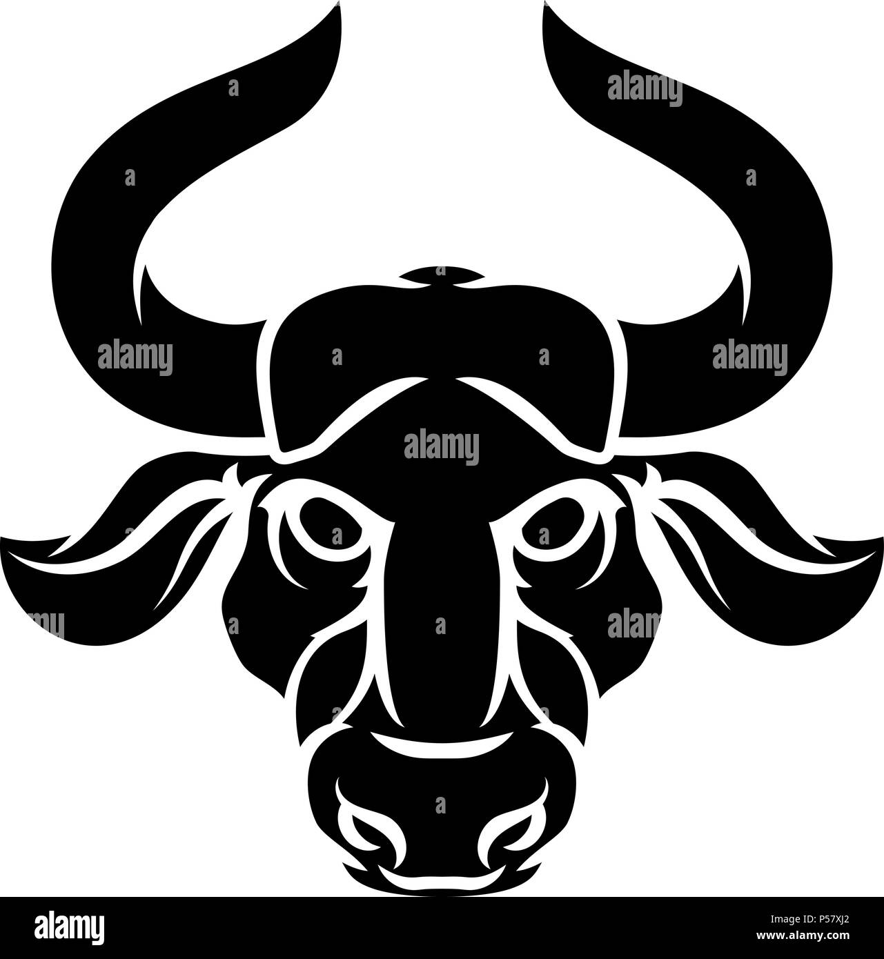 Bull Taurus Zodiac Horoscope Sign Stock Vector