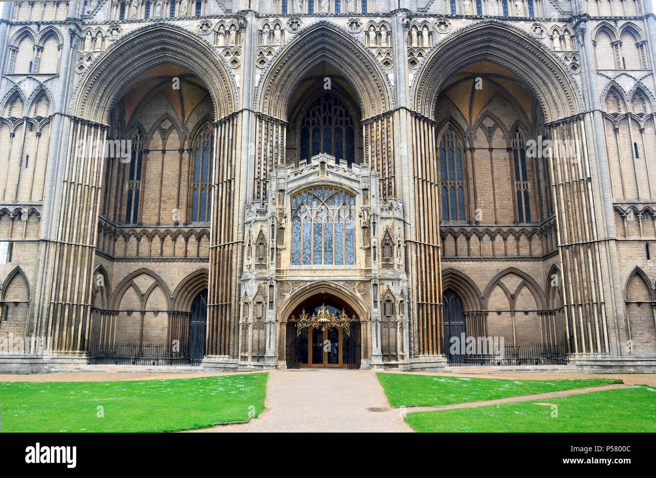 Peterborough Cathedral, Peterborough, England, uk Stock Photo Alamy