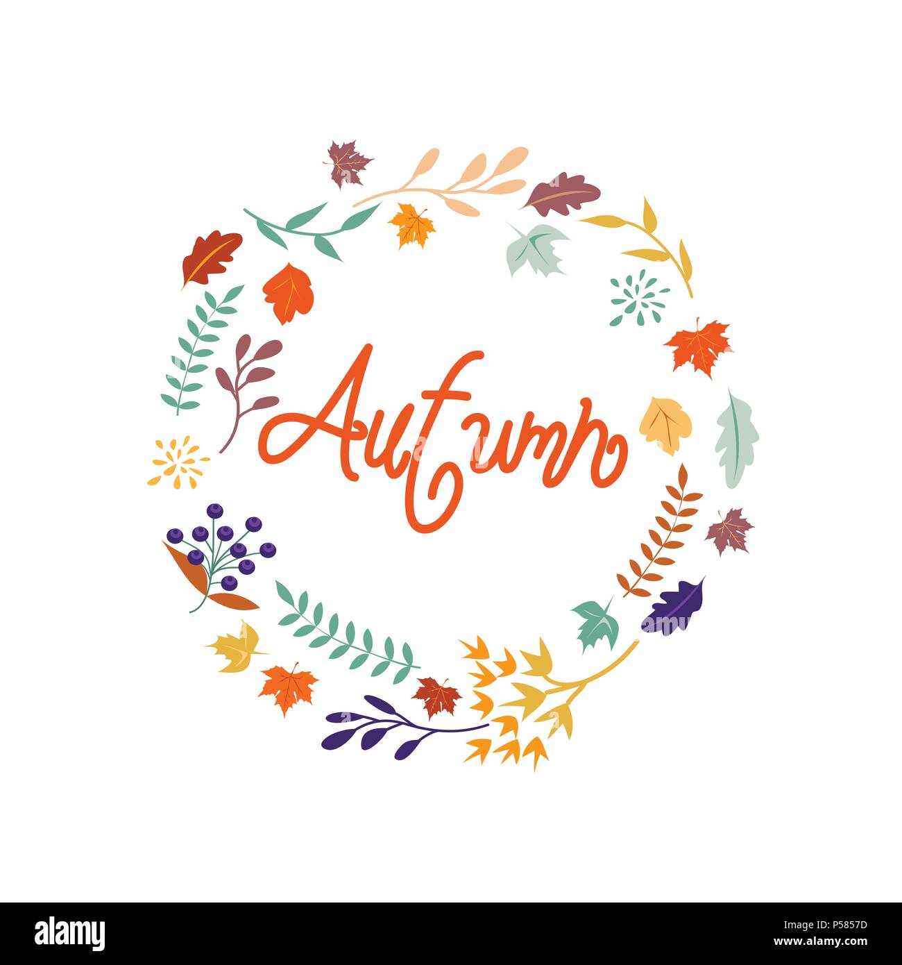 Autumn harvest and Thanksgiving Day poster design Stock Vector Image ...