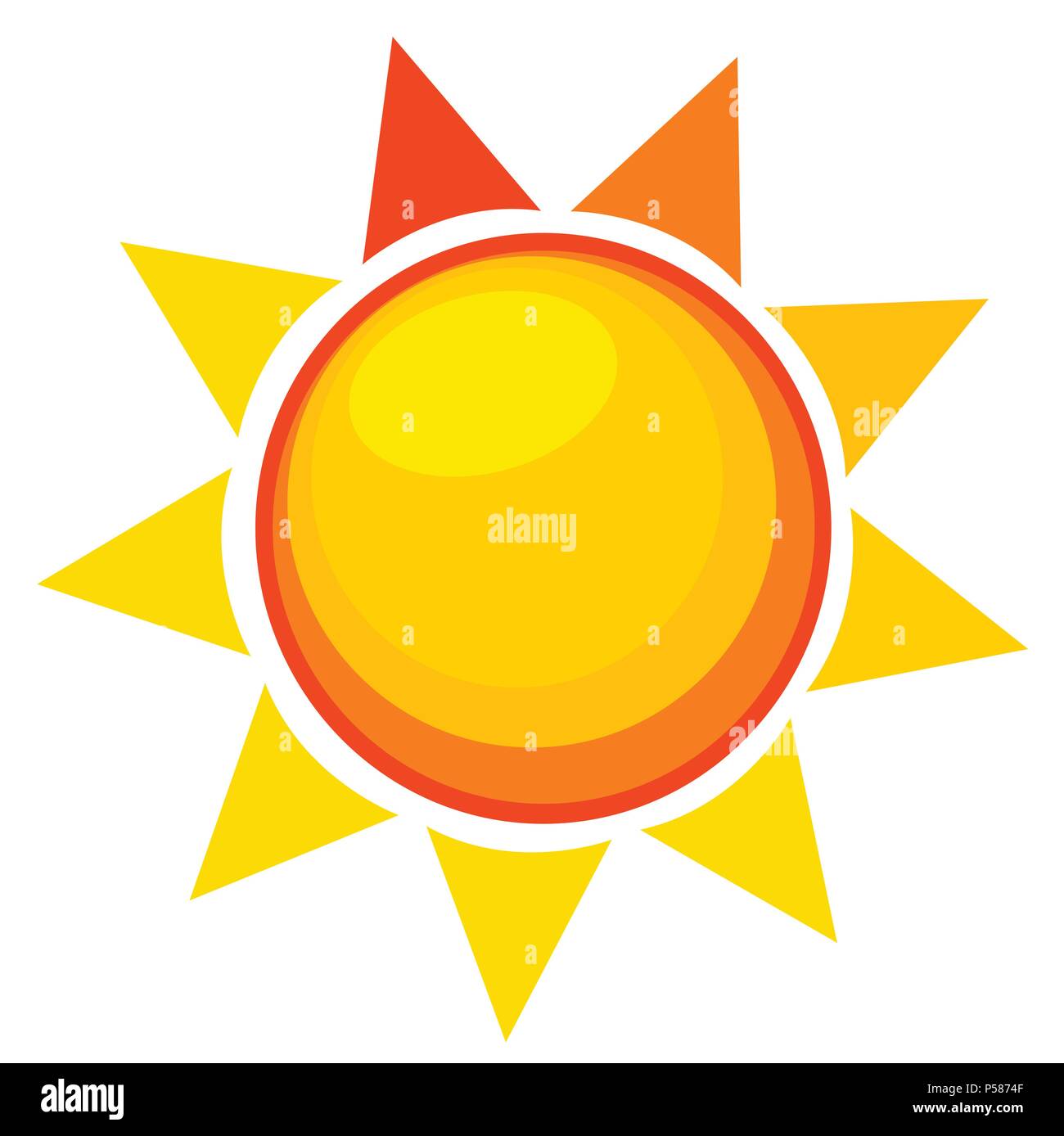 Drawing of sun icon Stock Vector Image & Art - Alamy