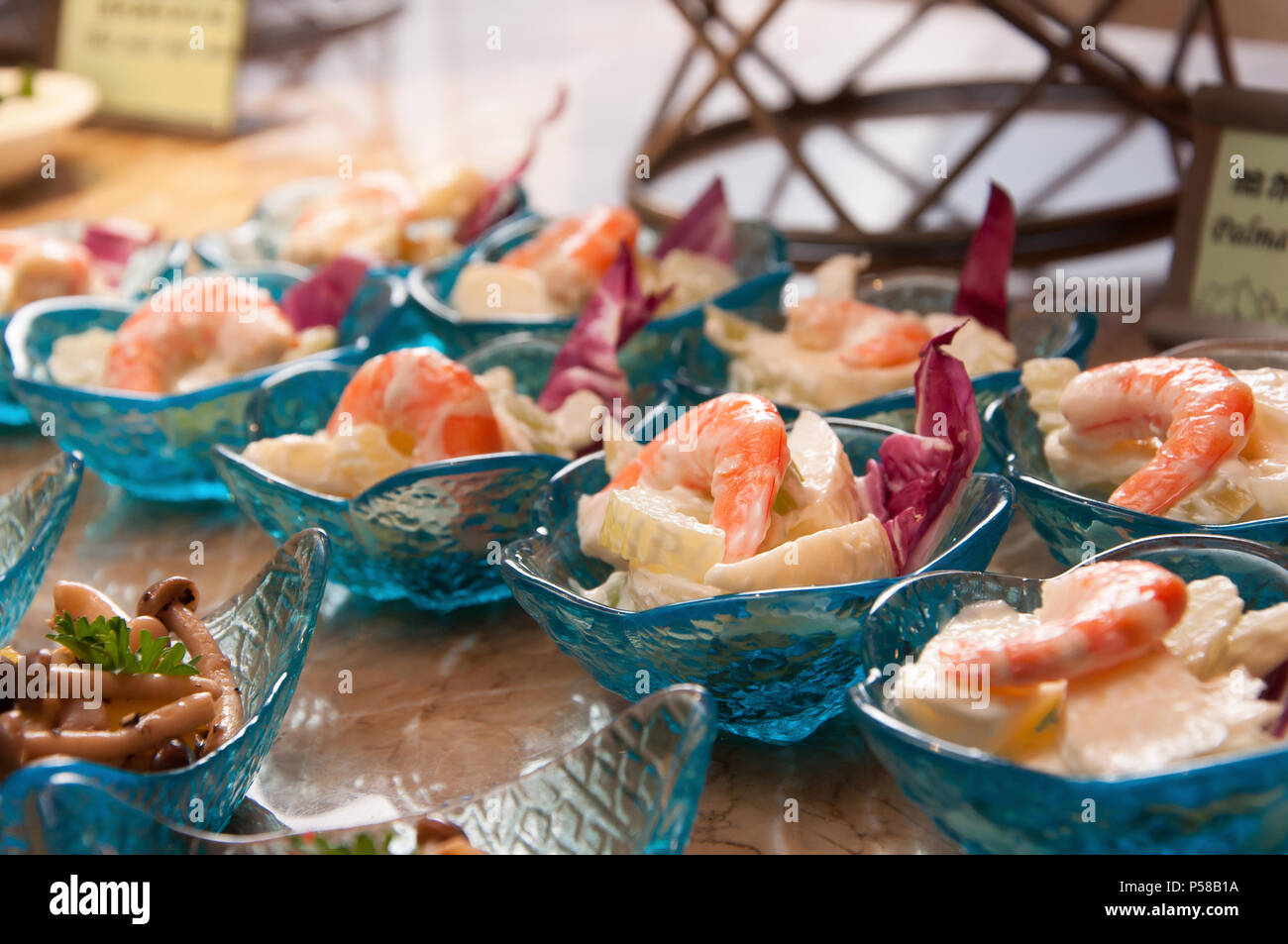 The restaurant food arrangement Stock Photo - Alamy