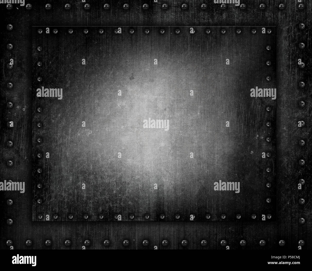 Shiny metallic texture rivets hi-res stock photography and images - Alamy