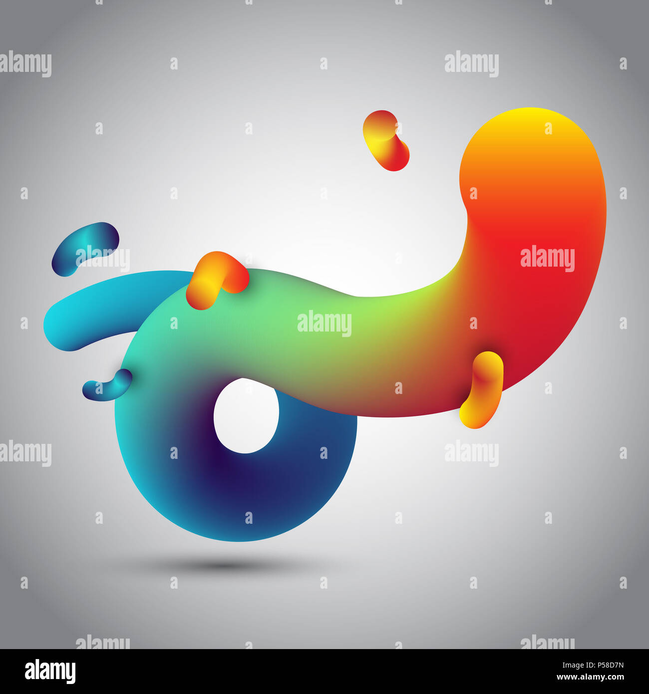 Abstract 3D design background of fluid like shape Stock Photo - Alamy