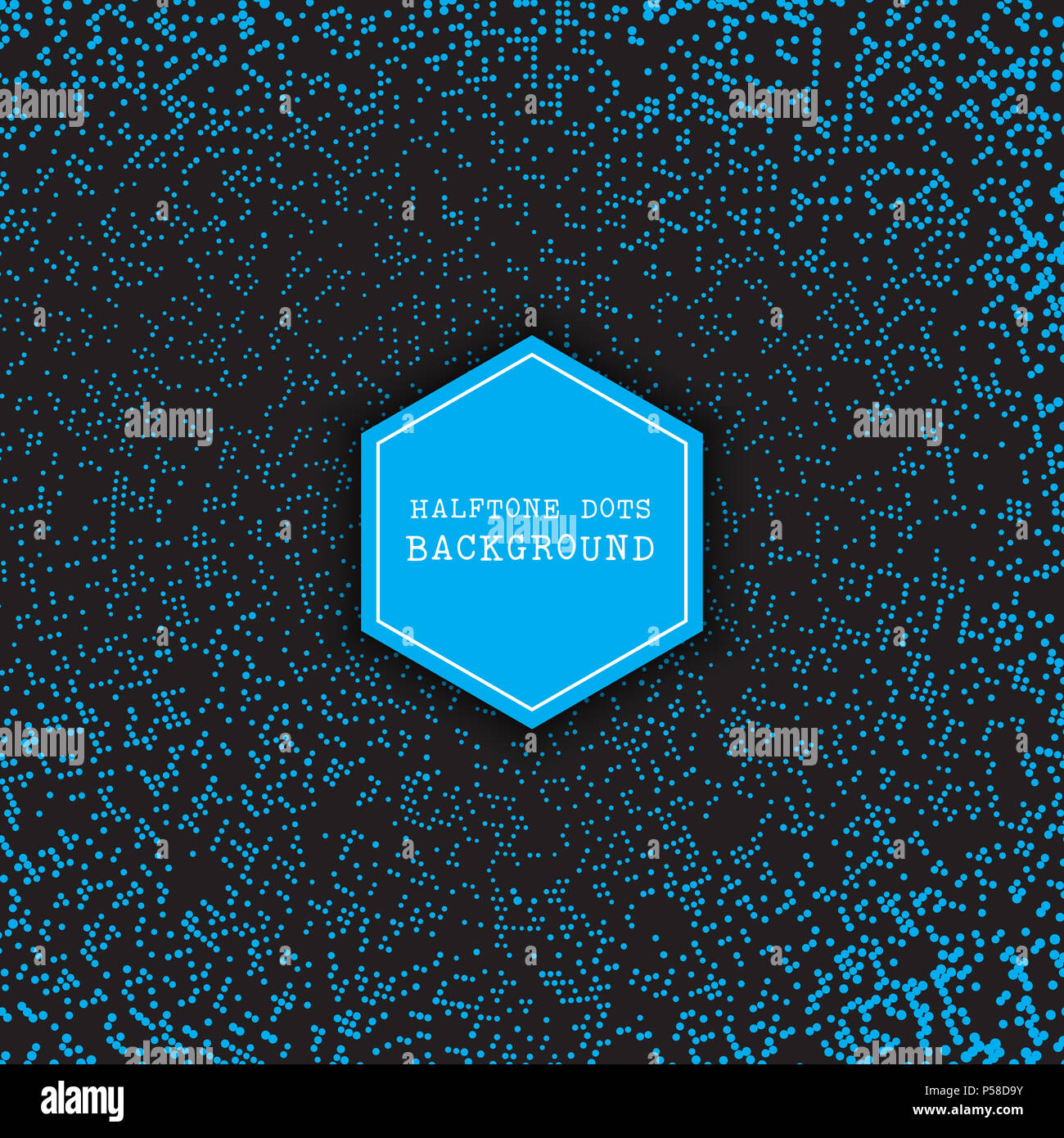 Abstract background with a halftone dots design Stock Photo - Alamy