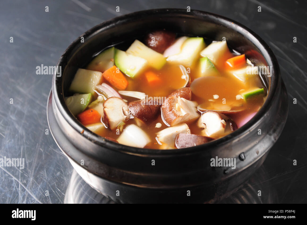 South Korean kimchi soup Stock Photo - Alamy