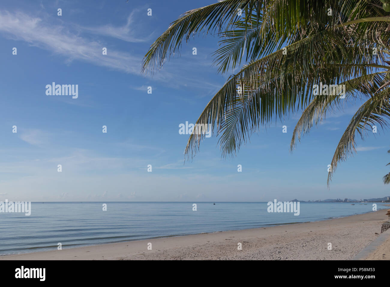 Beautiful Sky And Sea In The Sunny Day During The Summer - 