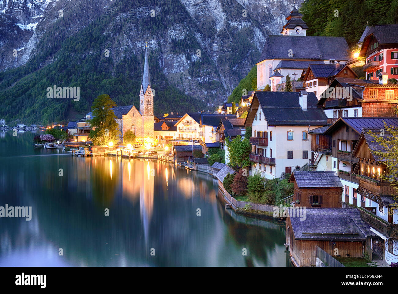mountain-landscape-in-austria-alp-with-lake-hallstatt-stock-photo-alamy