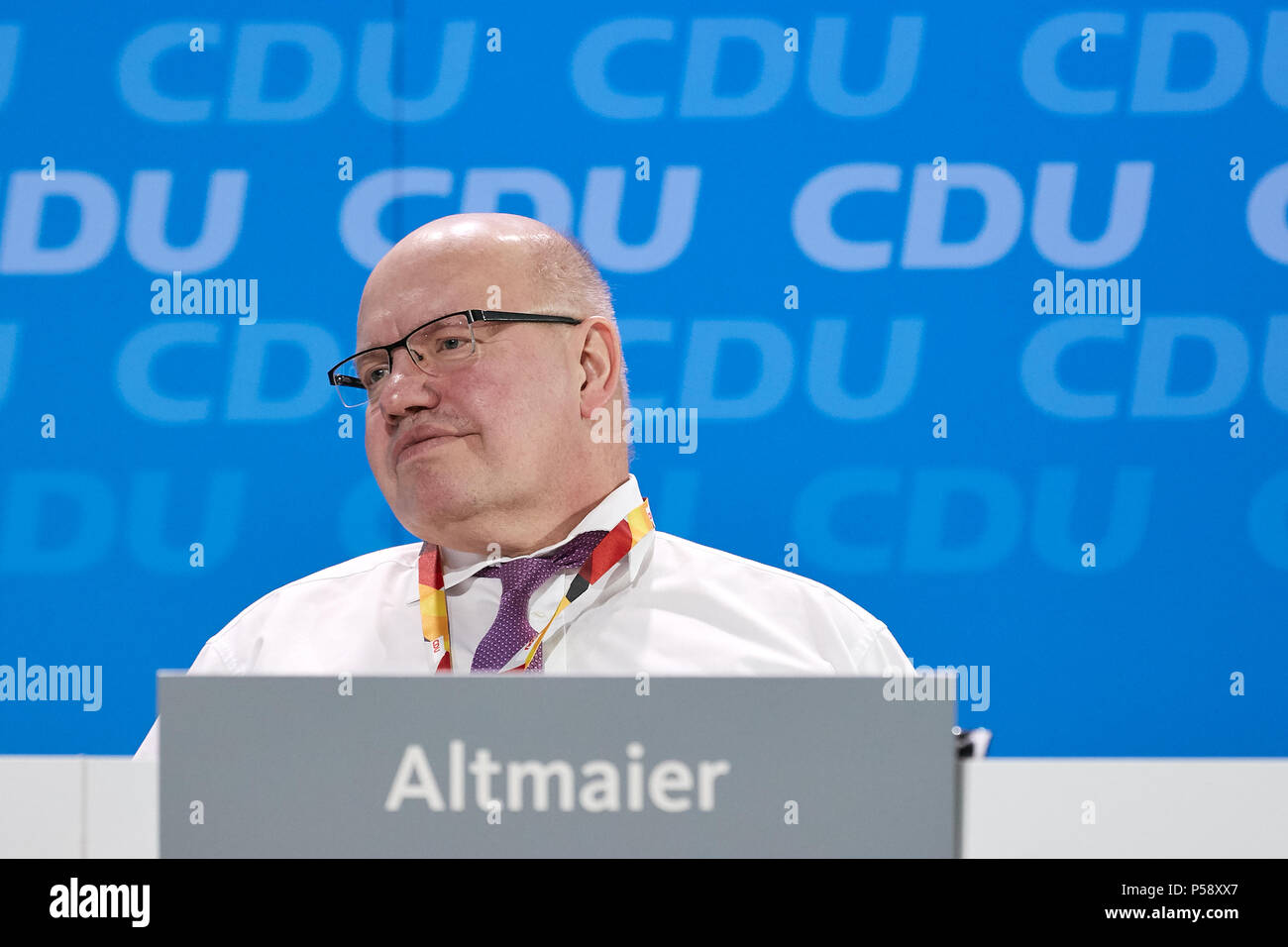 Berlin, Germany - Peter Altmaier at the 30th Federal Party Congress of the CDU. Stock Photo