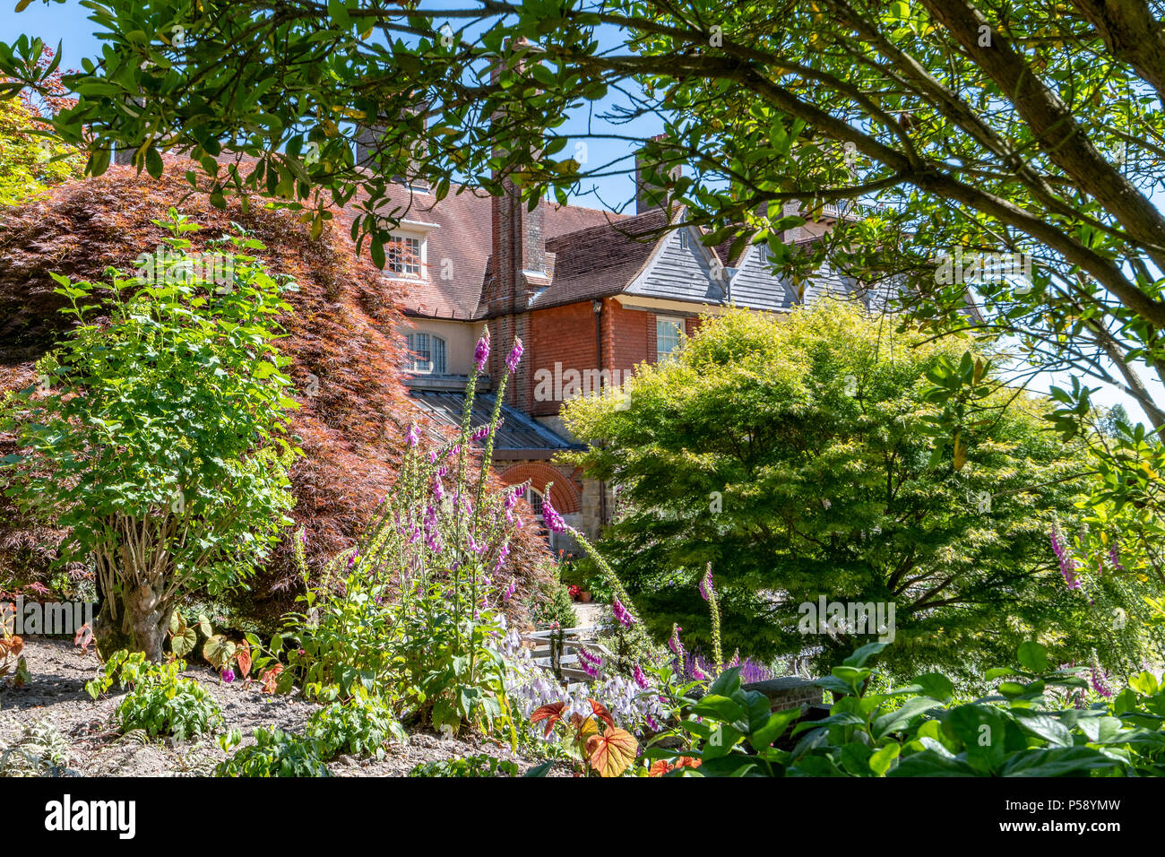 Standen House and Gardens Stock Photo Alamy
