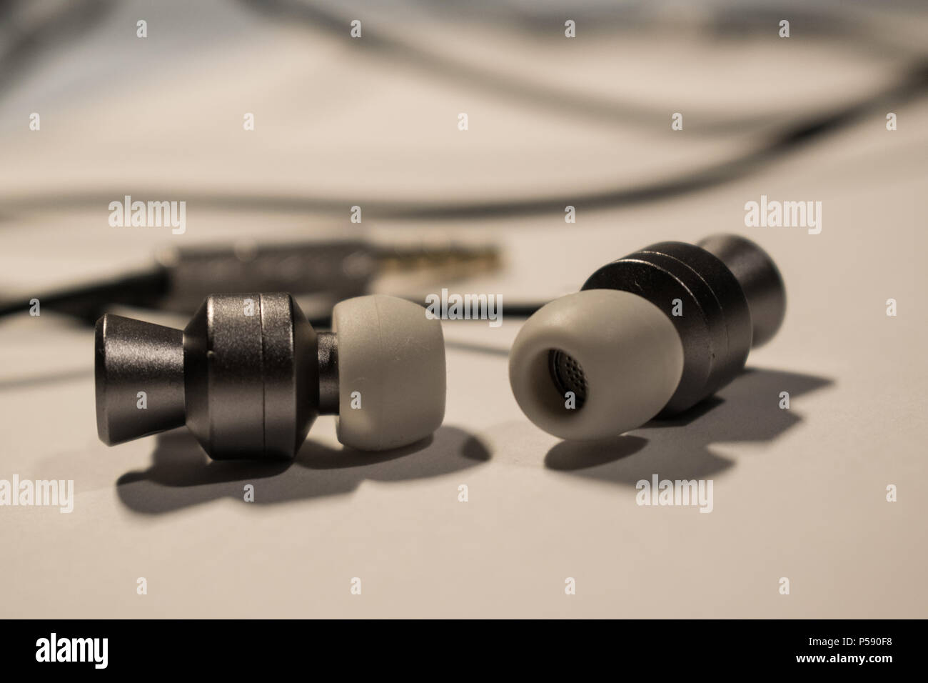 earphones and headphones Stock Photo Alamy