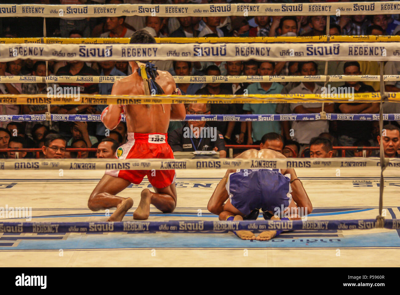 Bangkok, Thailand thai people are famous for the Muay thai fighting