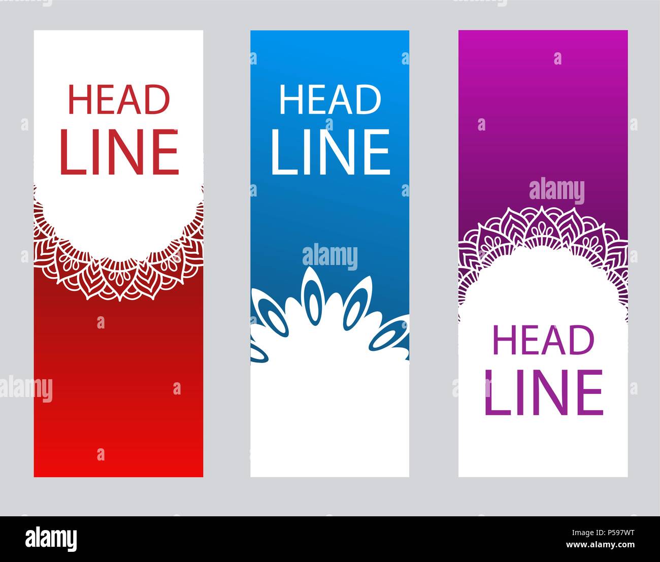 Indian floral banner vertical hi-res stock photography and images - Alamy