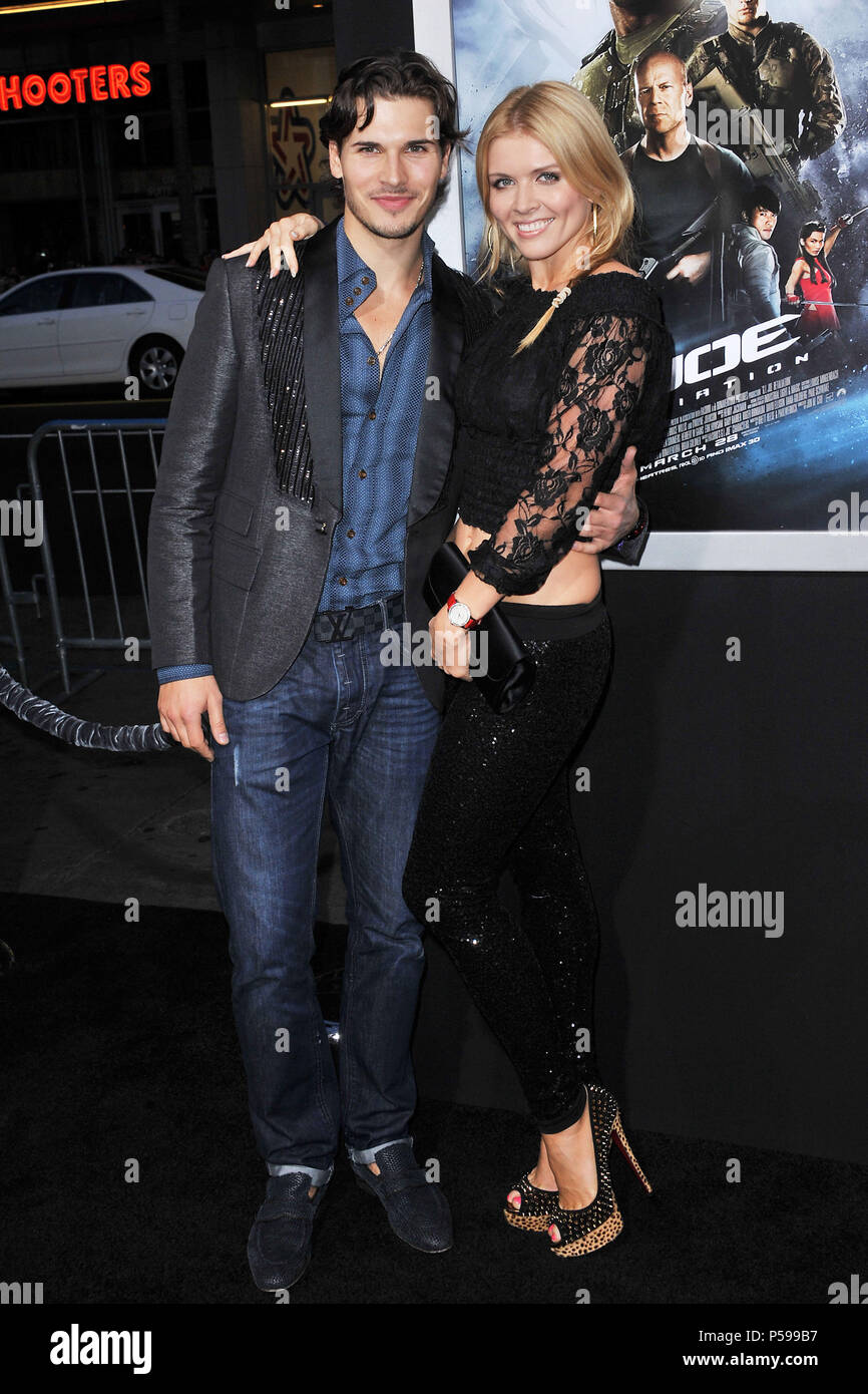 Gleb Savchenko, Elena Samadanova at the G.I. Joe Retaliation Premiere ...