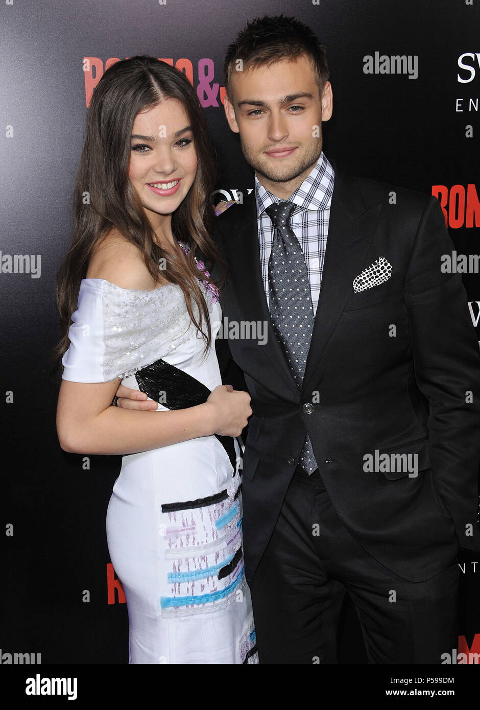 Hailee Steinfeld,  Douglas Booth  arriving at the Romeo & Juliet Premiere at the Arclight Theatre In Los Angeles.Hailee Steinfeld,  Douglas Booth 133 ------------- Red Carpet Event, Vertical, USA, Film Industry, Celebrities,  Photography, Bestof, Arts Culture and Entertainment, Topix Celebrities fashion /  Vertical, Best of, Event in Hollywood Life - California,  Red Carpet and backstage, USA, Film Industry, Celebrities,  movie celebrities, TV celebrities, Music celebrities, Photography, Bestof, Arts Culture and Entertainment,  Topix, vertical,  family from from the year , 2013, inquiry tsuni@ Stock Photo