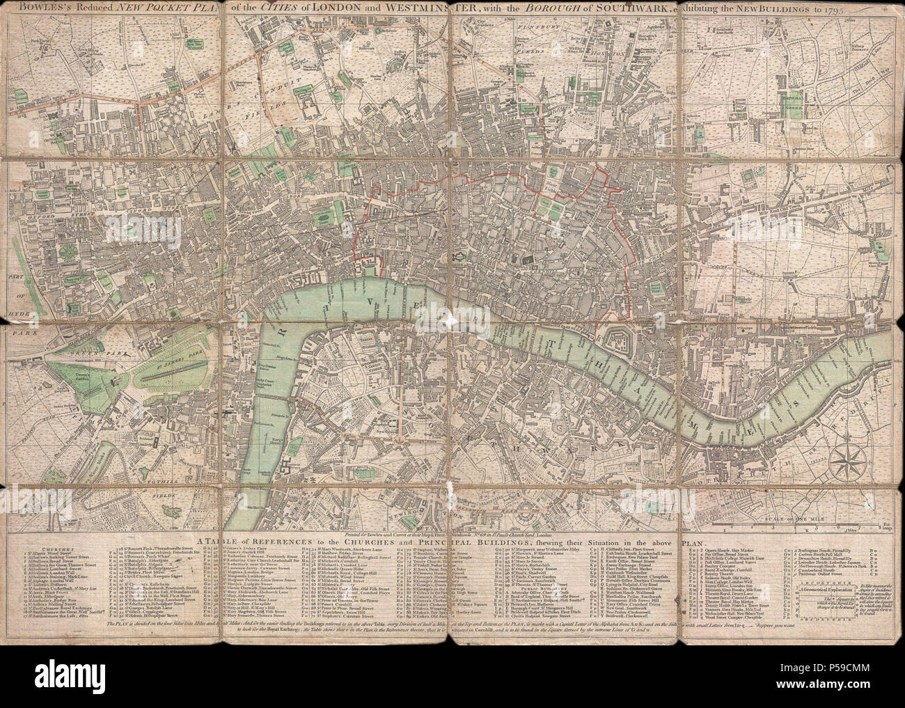 Pocket map of london hi-res stock photography and images - Alamy