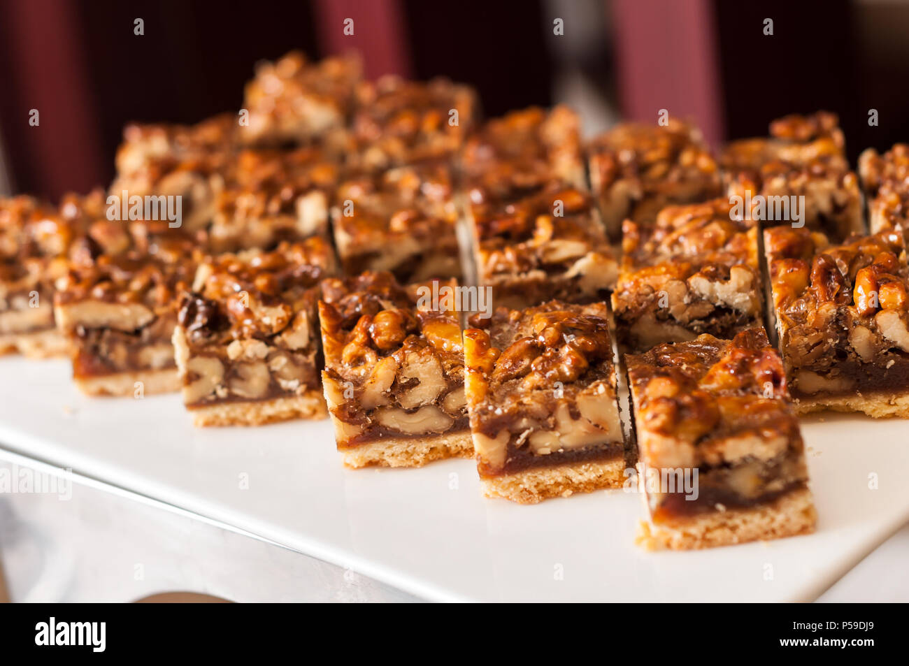 Pecan pie Stock Photo