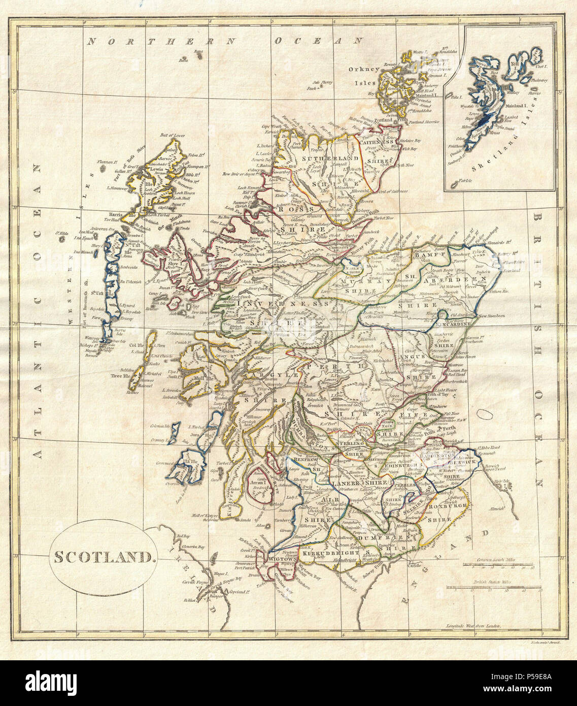 Clement cruttwell map hi-res stock photography and images - Alamy