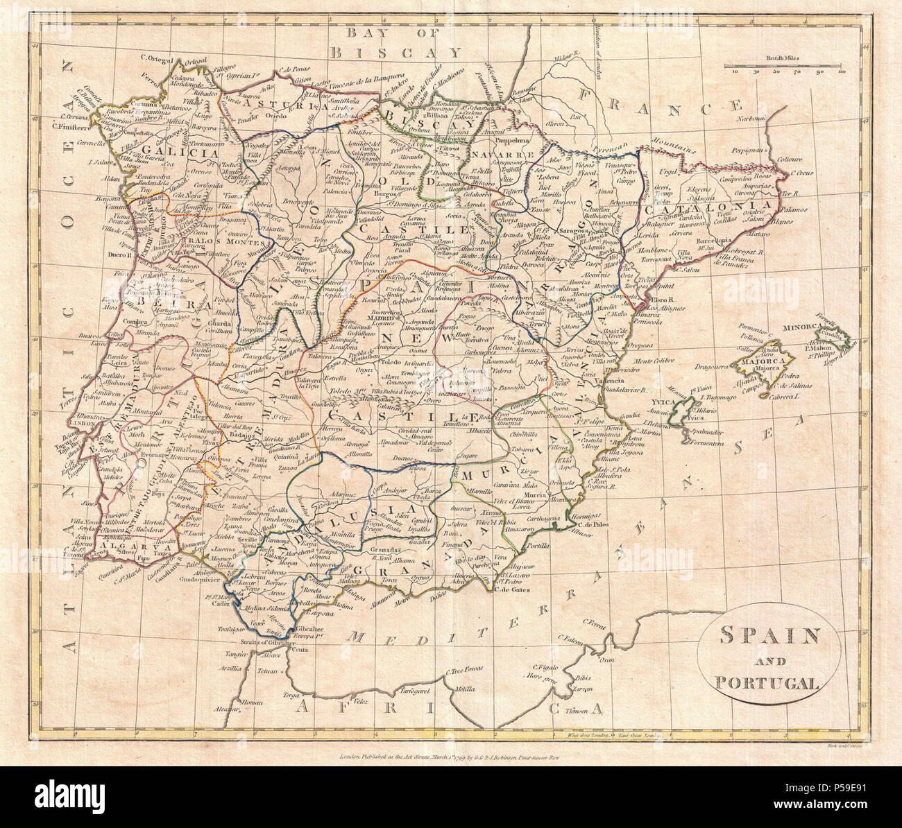 6,089 imágenes, fotos de stock, objetos en 3D y vectores sobre Mapa de  españa y portugal