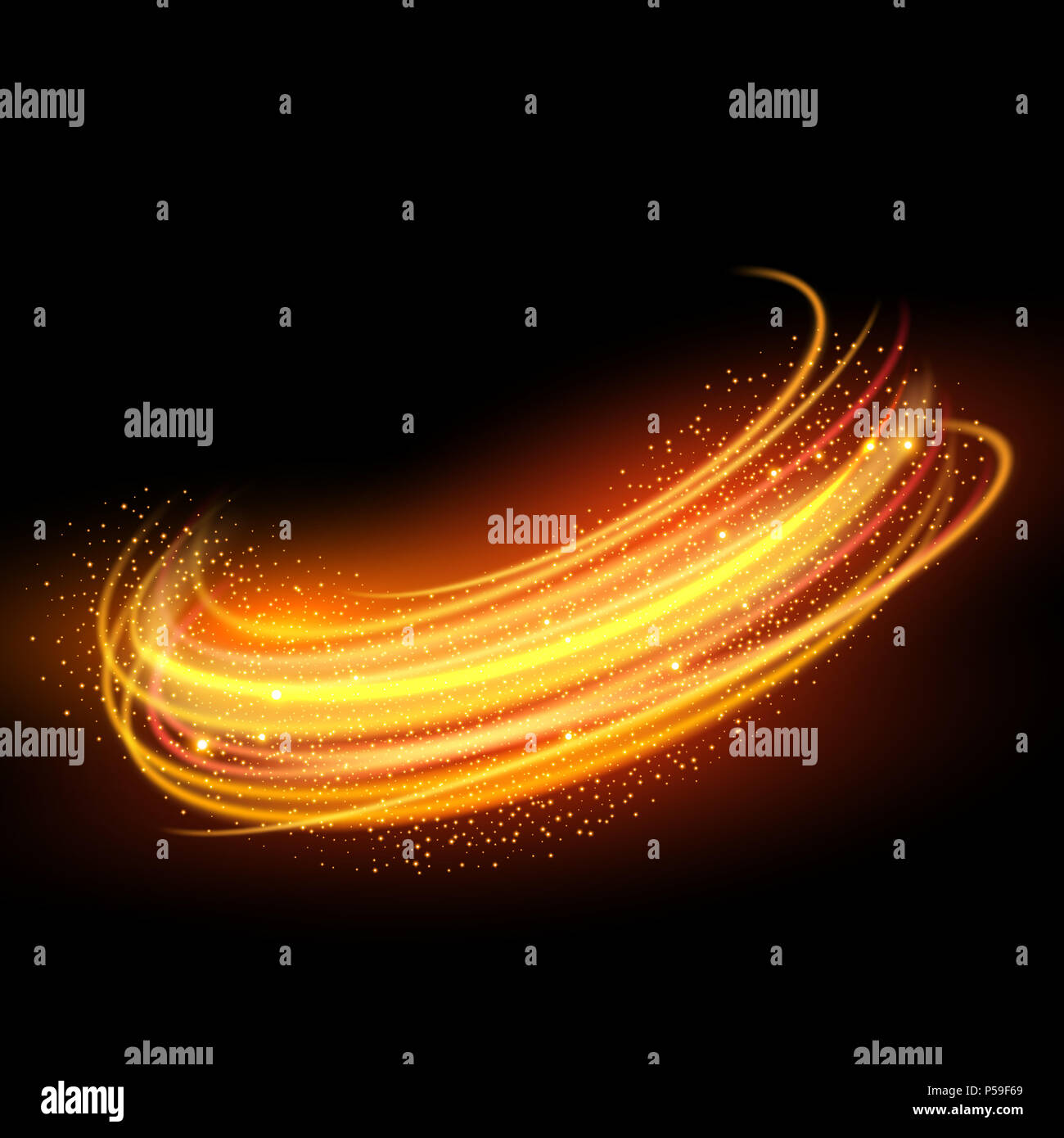 Vector illustration glowing lines hi-res stock photography and images ...