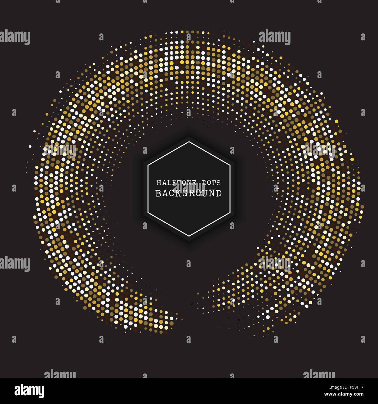 Abstract background with a halftone dots design Stock Photo - Alamy