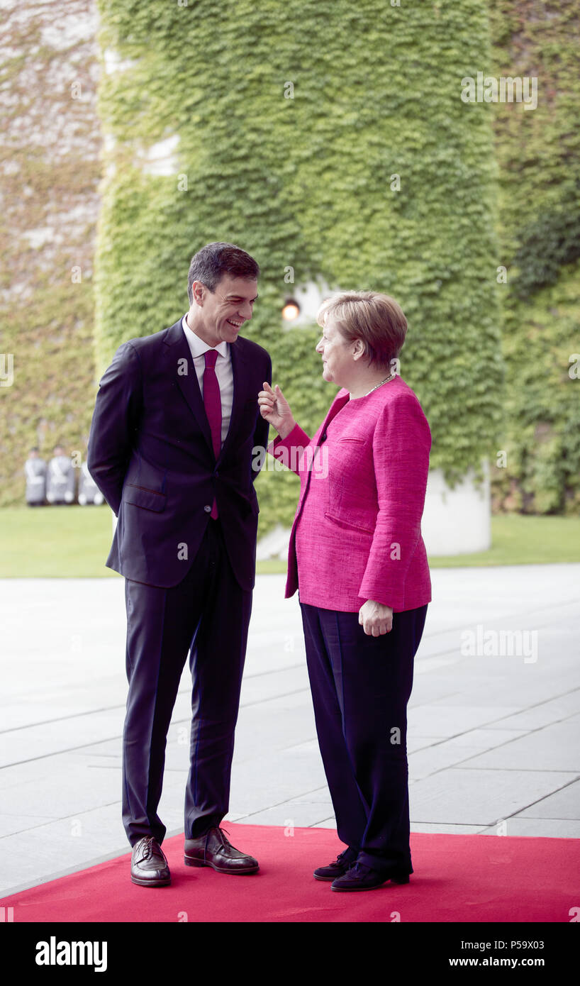 Germany, Berlin. 26th June, 2018. German chancellor Angela Merkel (Christian Democratic Union