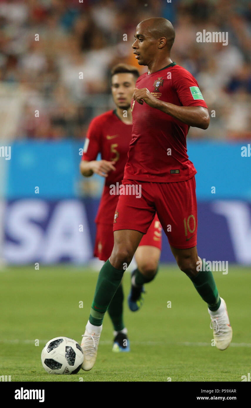 25.06.2018. Saransk, Russia: JOAO MARIO in action during the Fifa World Cup Russia 2018, Group B, football match between IRAN V PORTUGAL  in MORDOVIA ARENA STADIUM in SARANSK. Stock Photo