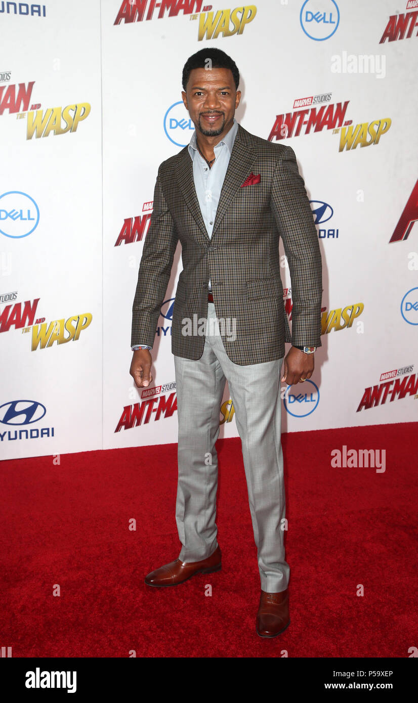 HOLLYWOOD, CA - JUNE 26: Miles Mussenden, arriving to the premiere of Ant-Man and The Wasp at El Capitan Theatre in Hollywood, California on June 26, 2018. Credit: Faye Sadou/MediaPunch Stock Photo
