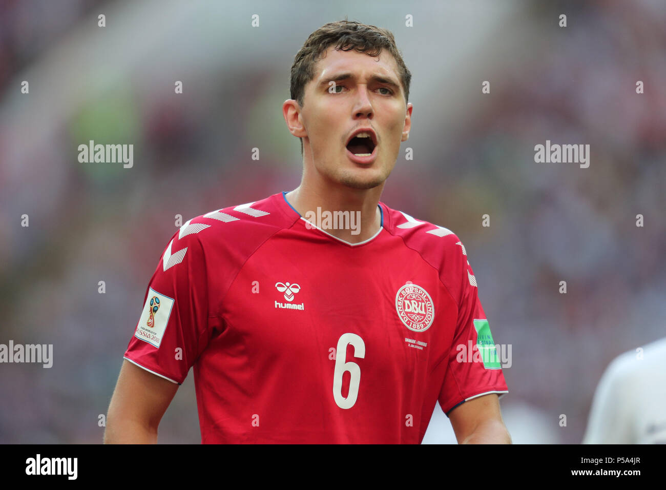 Andreas Christensen Denmark Denmark V France 2018 Fifa World Cup Russia 26 June 2018 Gbc8820 Denmark V France 2018 Fifa World Cup Russia Strictly Editorial Use Only If The Player Players Depicted In