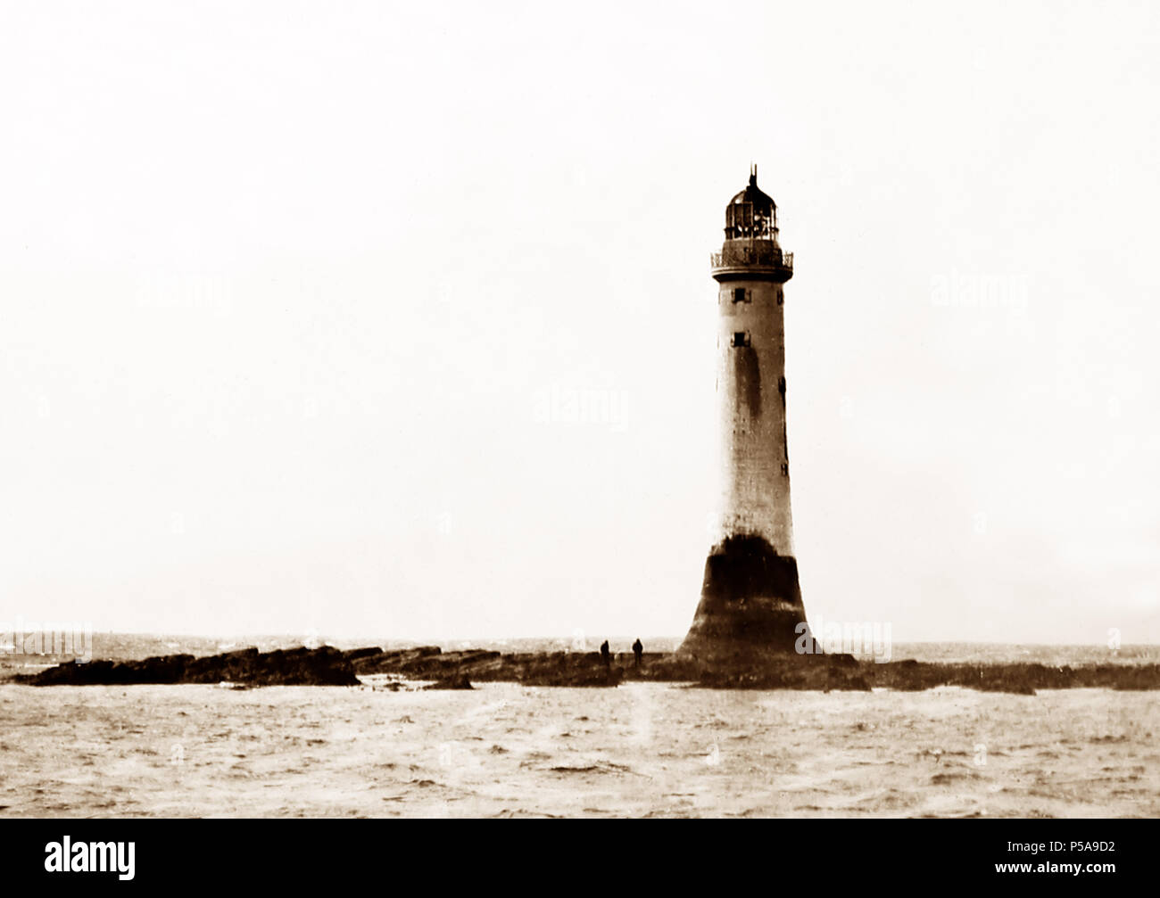 Bell Rock Lighthouse, Scotland, Victorian period Stock Photo