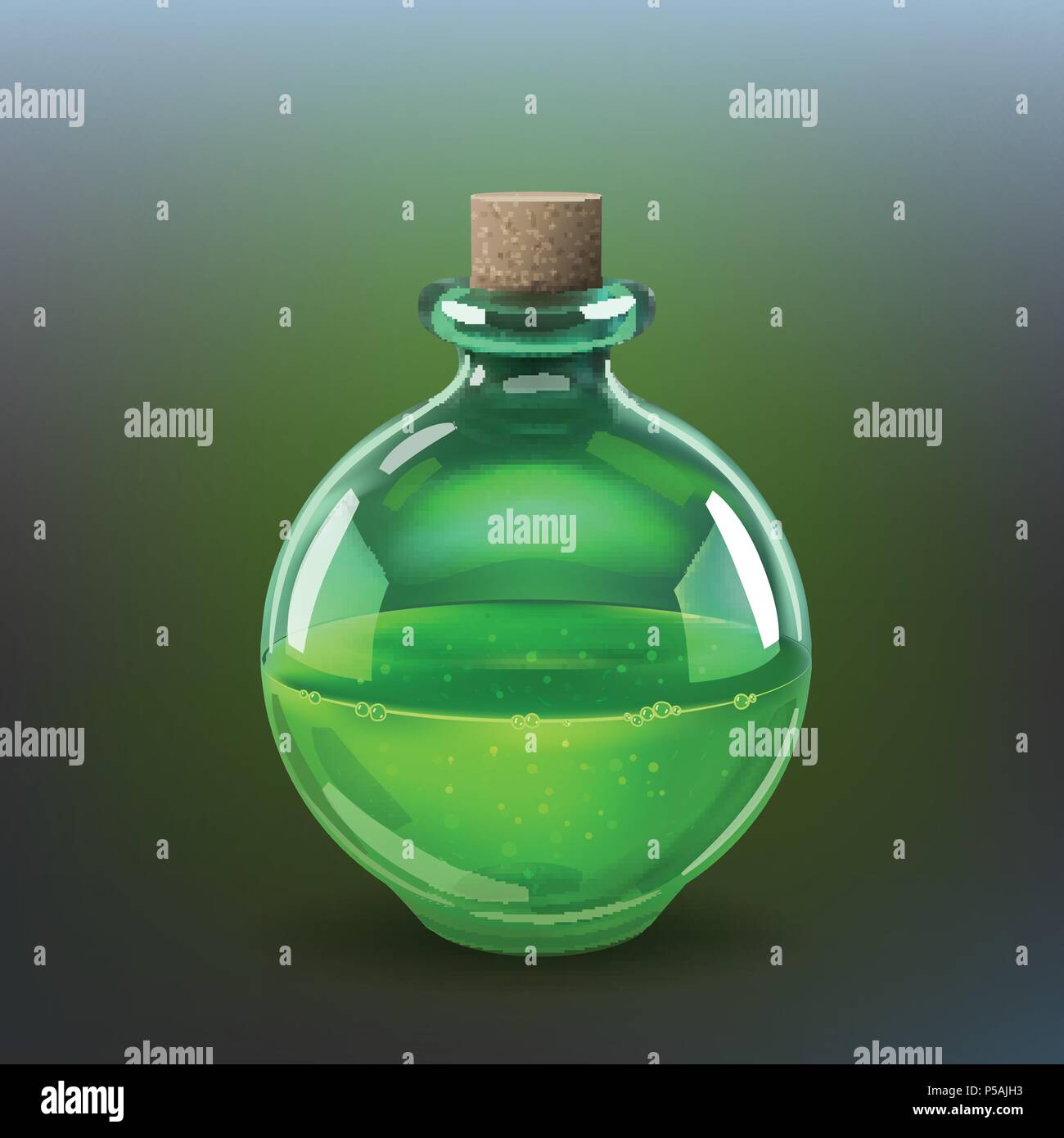 Green poison bottle Stock Vector Image & Art Alamy