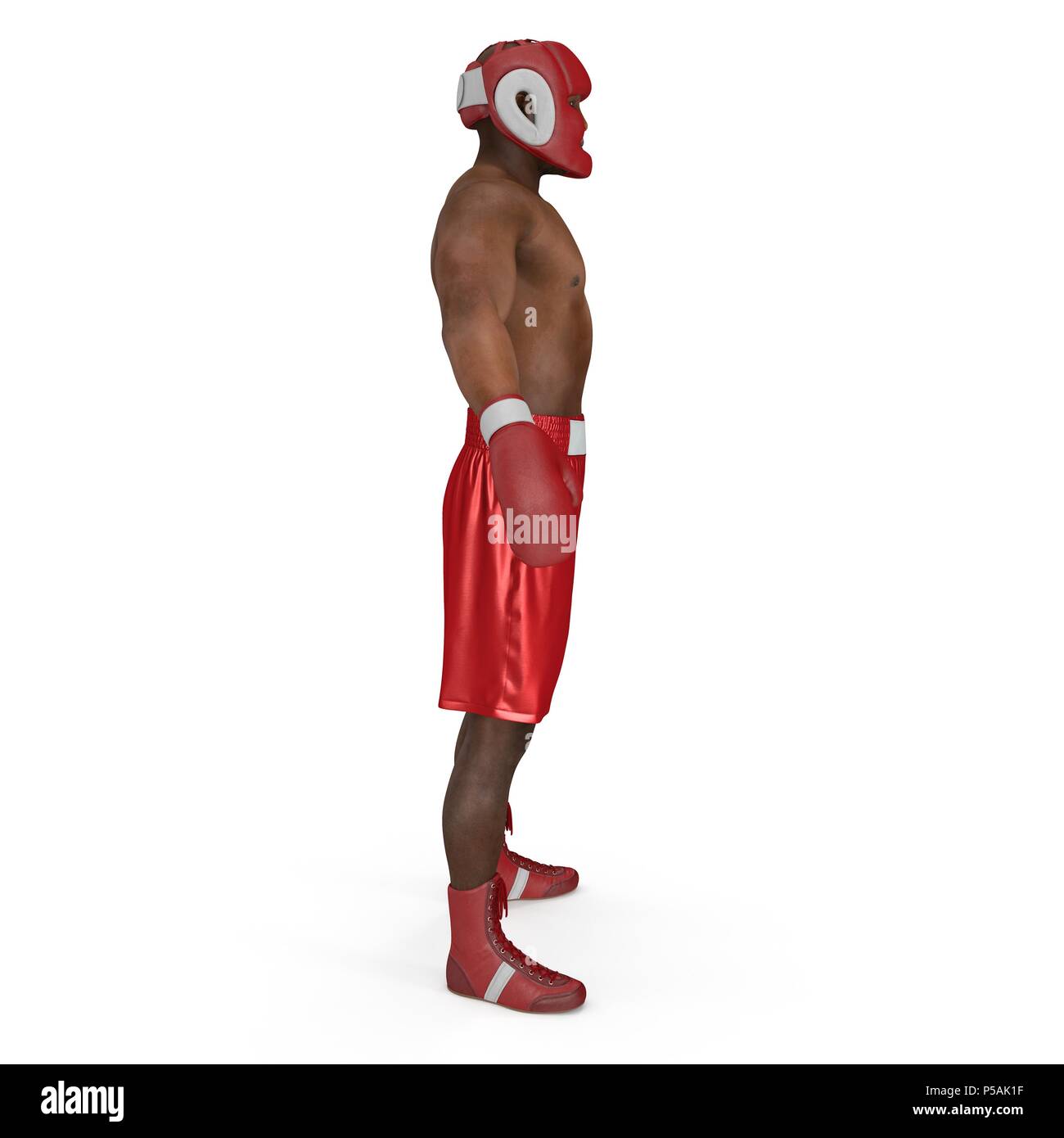 Strong body african male boxer hi-res stock photography and images - Alamy