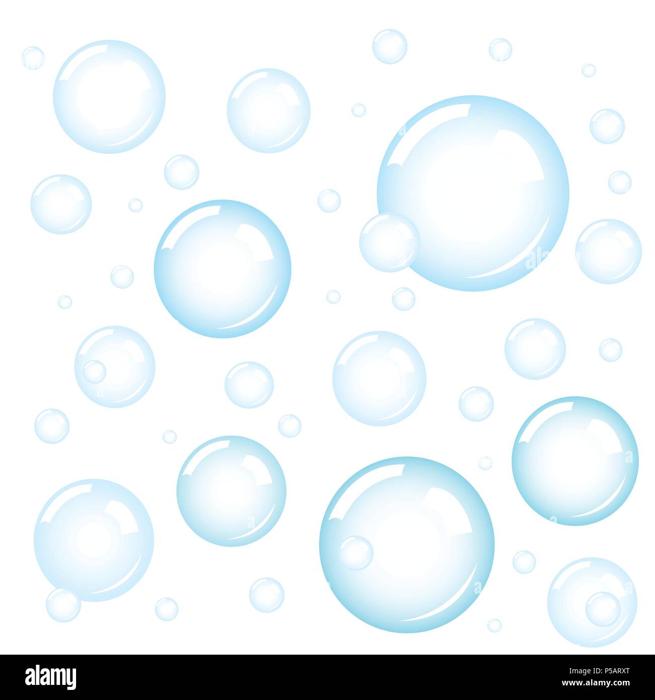 Grungy design element. Soap bubbles seamless pattern Stock Vector