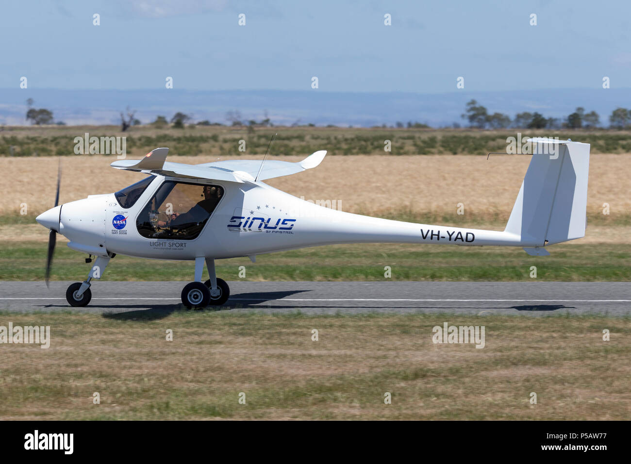 Pipistrel Sinus ultralight aircraft VH-YAD. Stock Photo