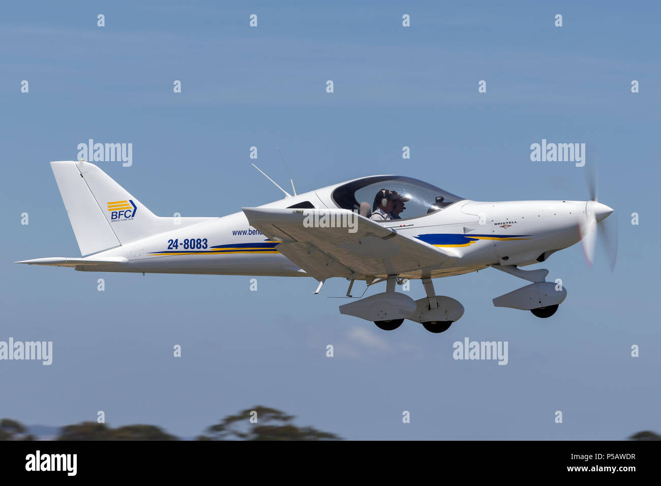 BRM Aero Bristell single engine light aircraft operated by the Bendigo