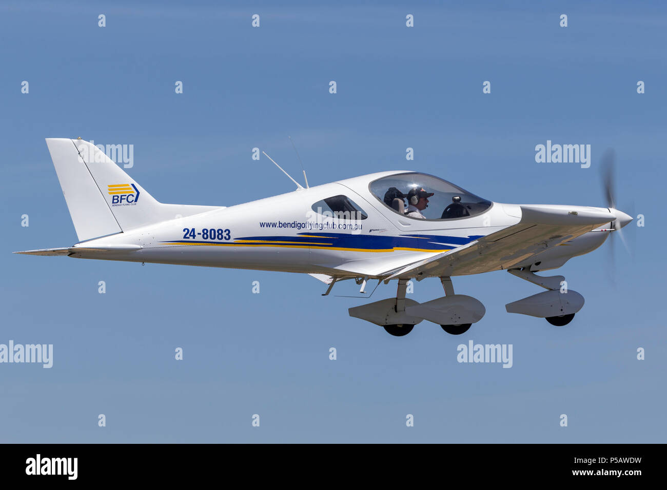 BRM Aero Bristell single engine light aircraft operated by the Bendigo