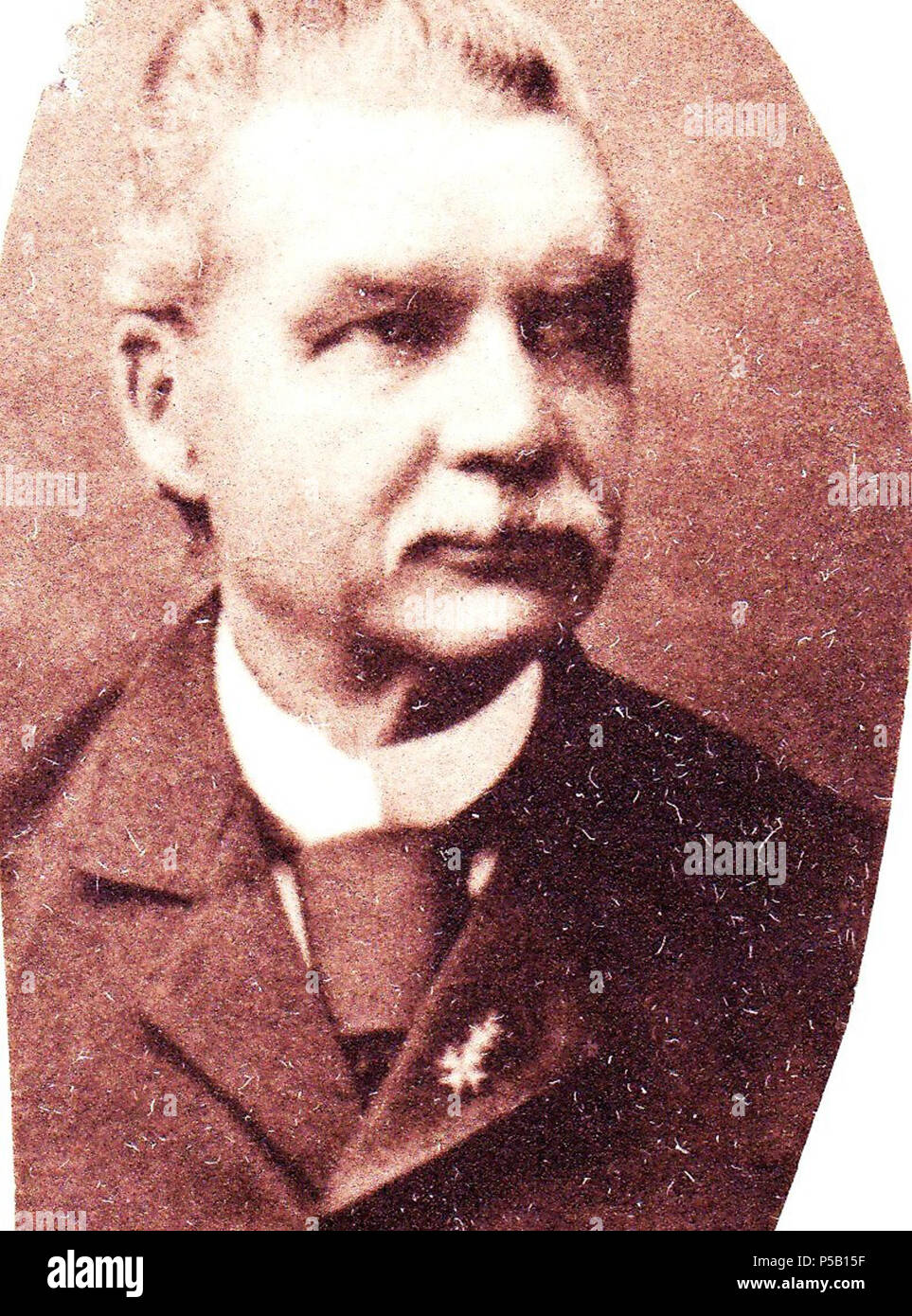 N/A. English: Benschop, kapitein . 1893. P.H.K. van Schendel 189 Benschop LJW Stock Photo