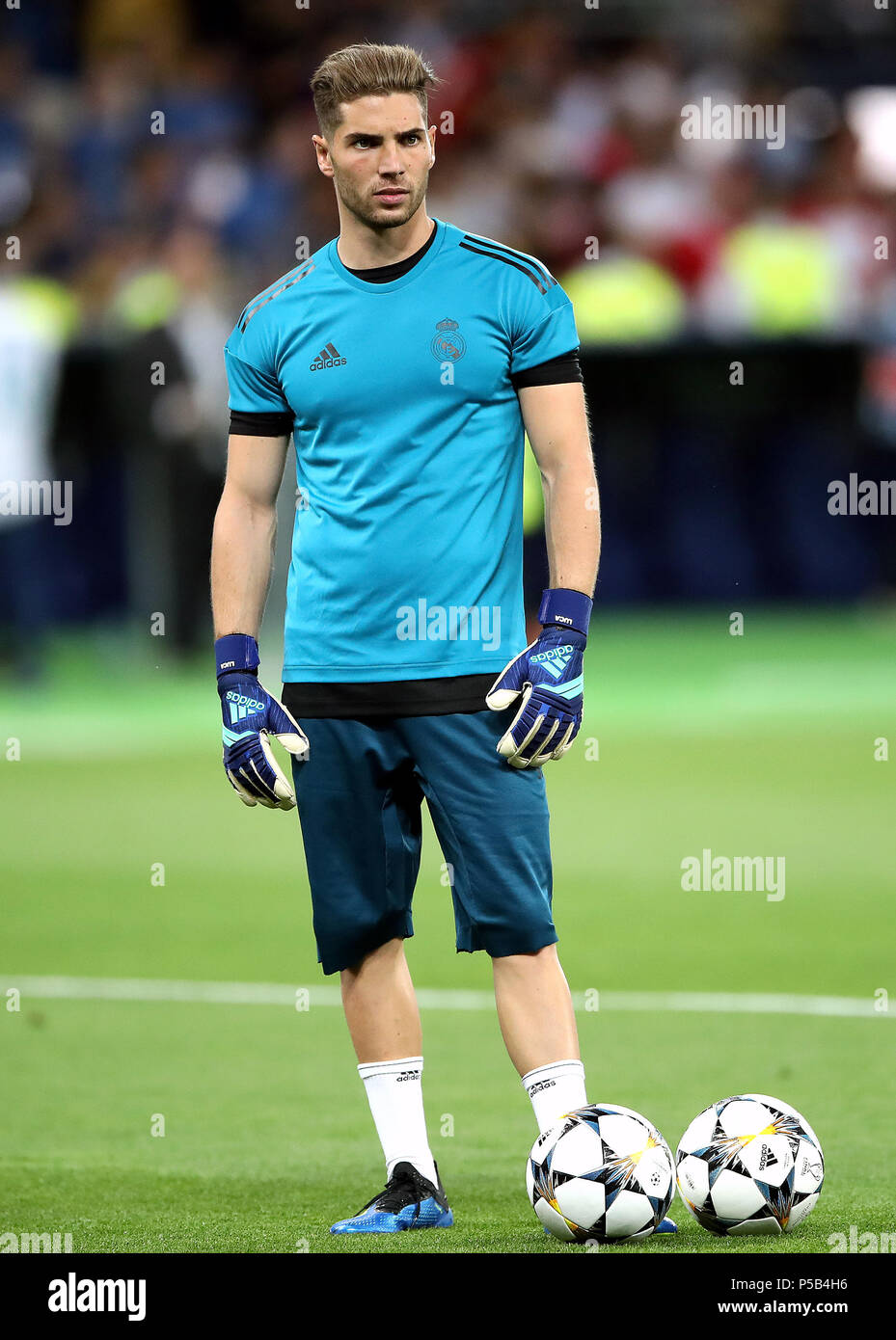 Real Madrid Goalkeeper Luca Zidane Stock Photo Alamy