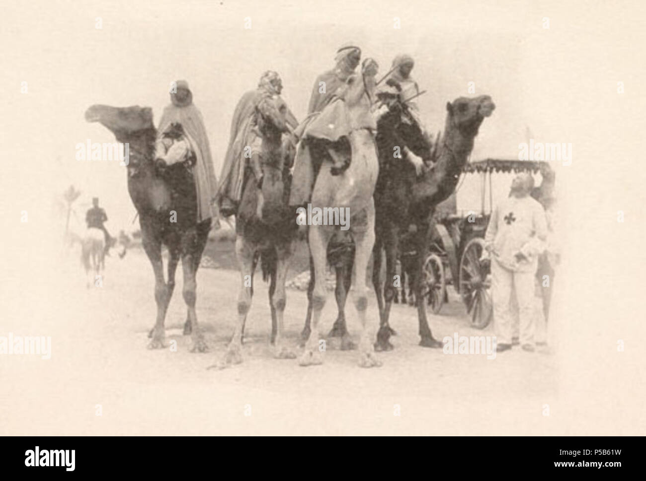 N/A. English: BPLDC no.: 08 04 000345 Page Title: Arab men riding ...